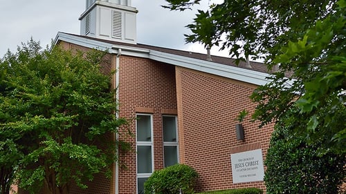 Meetinghouse of The Church of Jesus Christ of Latter-day Saints, located at 205 Ensign Drive, Dallas, Georgia 30157.