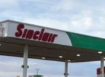 Sinclair Gas Station Fueling Island