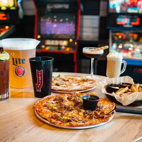 Food Spread at Highline Pizza Bar