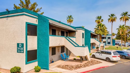 Apartment Complex at Gilbert Square Apartments, Mesa, AZ