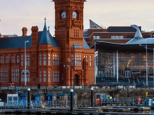 Knight Frank Cardiff Commercial Agents: Beautiful Sunset, Pierhead, Cardiff Bay, Cardiff, Wales