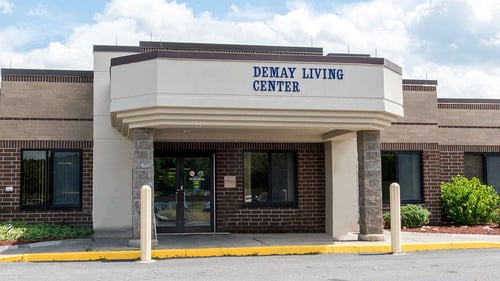 Exterior image of Rochester Regional Health DeMay Living Center in Newark, NY