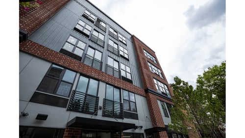 Exterior Building View at The Nines in Allentown, PA