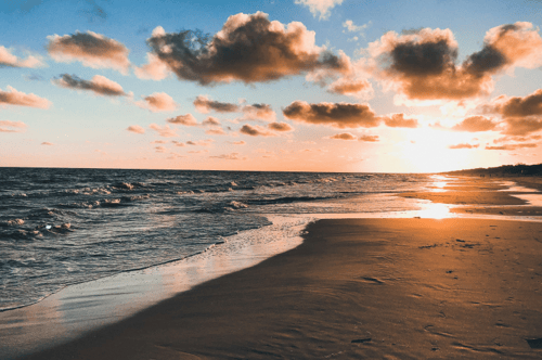 beach sunset