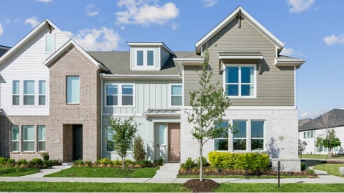 Exterior of City Point model home in North Richland Hills, TX.