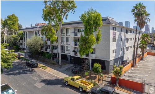 Building Exterior at Bonnie Brae Apartments in Los Angeles, CA 90006