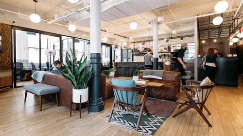 WeWork The RailYard South End - Coworking space interior view