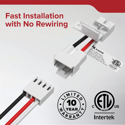 KA-B3: Fast installation with no rewiring. 10-Year Limited Warranty. ETL Listed: Intertek.