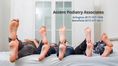 Accent Podiatry Cover Photo Arlington: (817) 557-1006 or Mansfield: (817) 477-3611