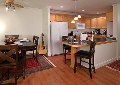 Kitchen at Gaslight Apartments