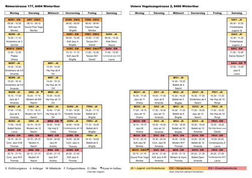 Stundenplan 2/26