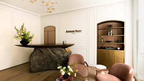 View of a Audemars Piguet boutique.