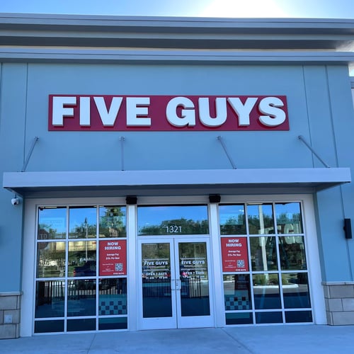 Five Guys at 1321 Posner Blvd. in Davenport Florida.