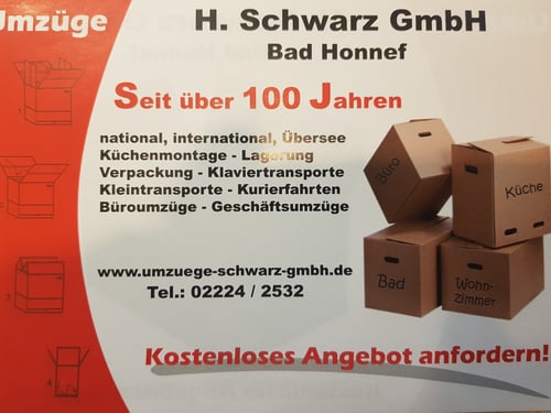 Heinrich Schwarz GmbH Bad Honnef Umzüge Spedition