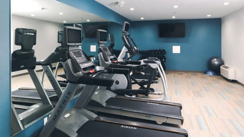 Work up a sweat in the Fitness Center.