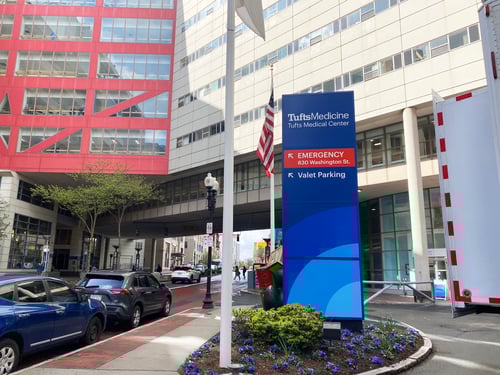 Exterior of Tufts Medical Center