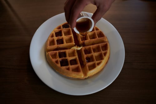 Make your own waffles - fresh on the spot!