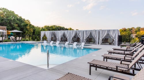 Cool off at the community pool