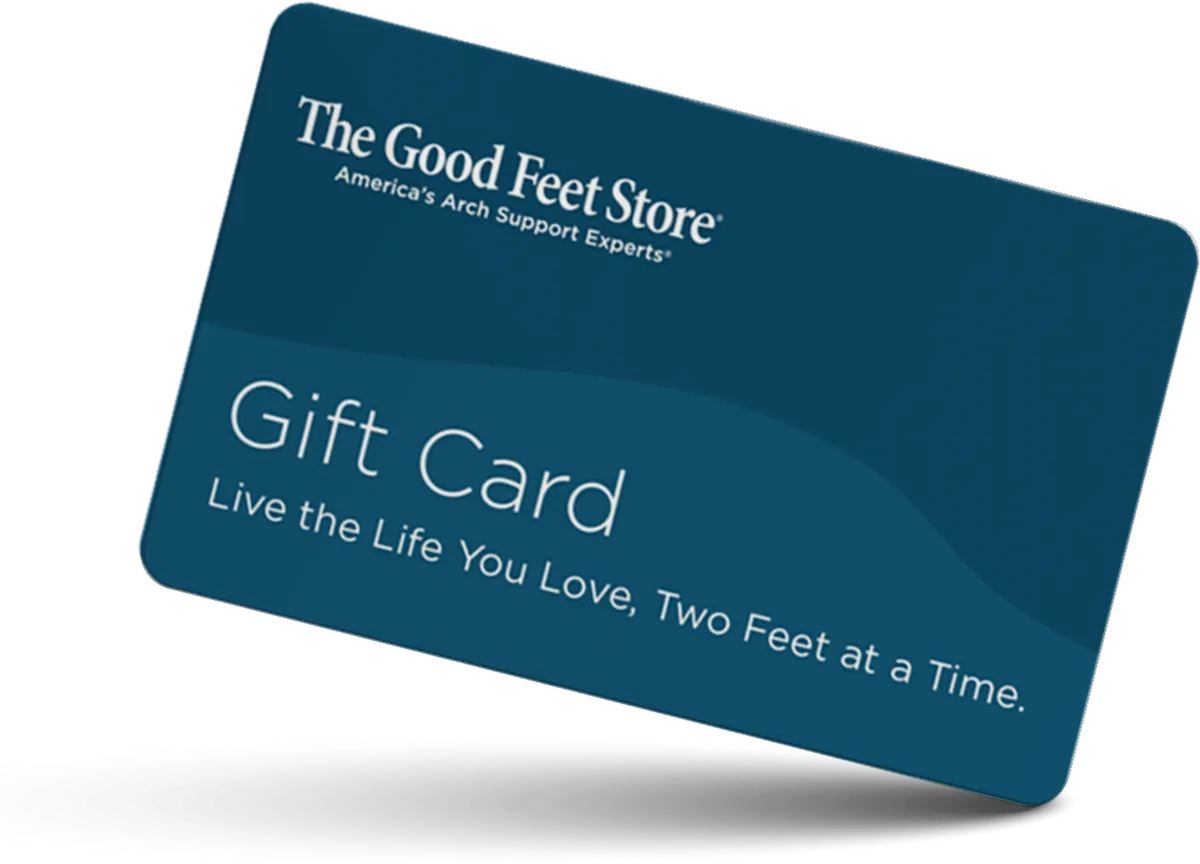 gift card from the good feet store