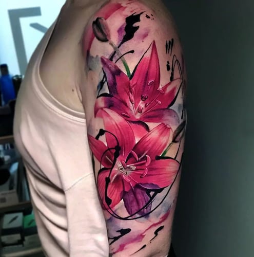 Work by PiiNK TattooArtist Veronika