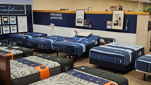 Fort Dodge Slumberland Furniture mattress section