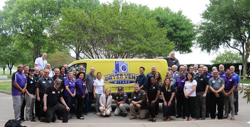 Logo for Dryer vent Wizard of Raleigh, Wake Forest, Rolesville, Knightdale, Garner, Smithfield, NC