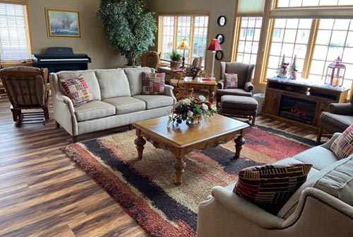 Independent living family room