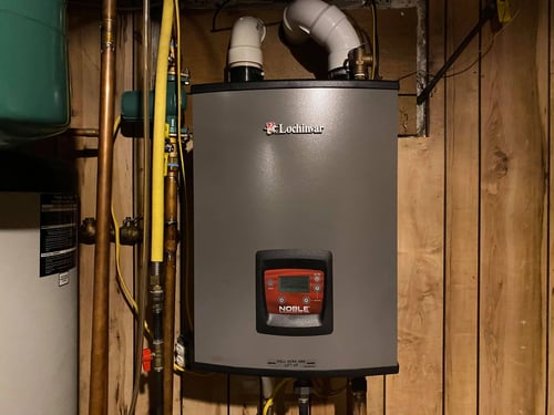Water heater installation