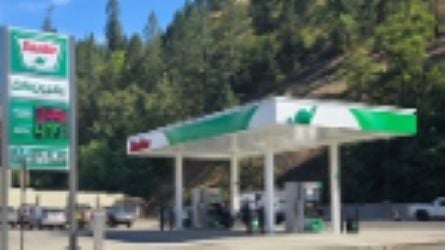 Sinclair Gas Station Fueling Island