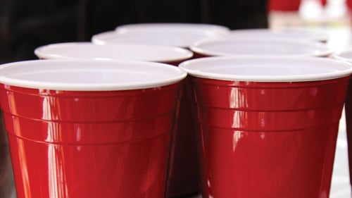 Beer pong tables at Mountain Bar in Caesars Atlantic City.