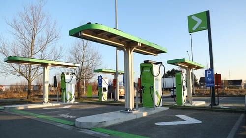 EV charging station Allego Rumst