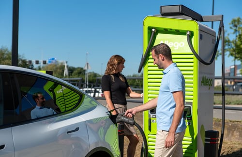 Allego EV charging station