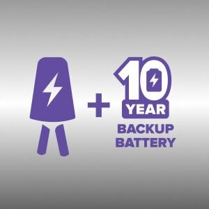 50CUA10-S HARDWIRED + 10-YEAR BATTERY BACKUP icons