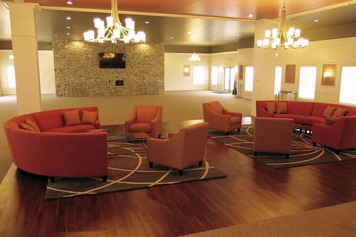 Seating area inside Flanner Buchanan - Geist Funeral and Cremation Services
7855 Cork Rd.
Indianapolis, IN 46236