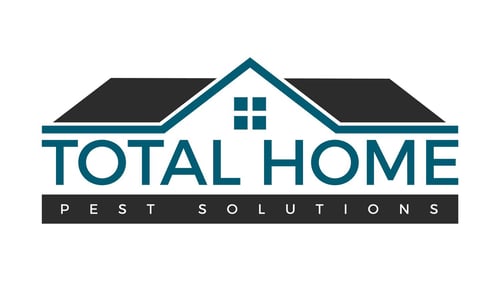 Total Home Pest Solutions logo a top of house with the business name under it.