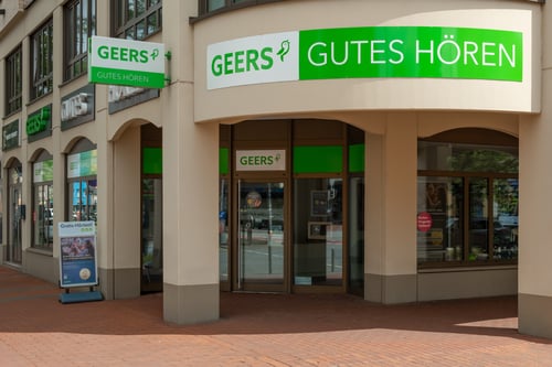 Außenaufnahme vom GEERS Fachgeschäft
