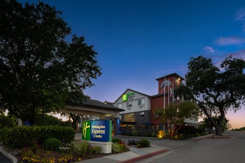 Hotel Exterior at Night
