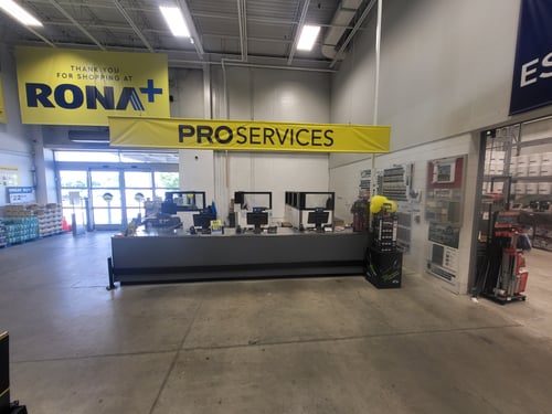 Pro Service Desk at RONA+ Waterdown