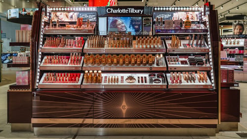 Charlotte Tilbury Makeup & Beauty Store at Palma de Mallorca Airport, Spain