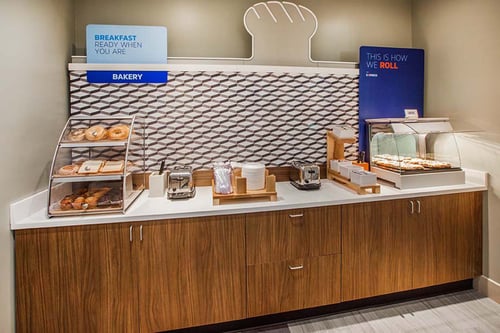 Bakery goods & Fresh HOT Signature Cinnamon Rolls for breakfast!
