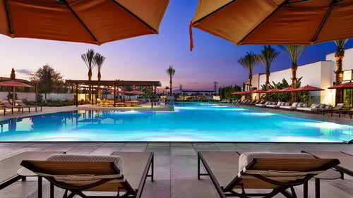 Resort-style amenity center