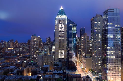 Uptown View of Manhattan