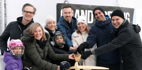 Rockcliffe Hosers Ribbon Cutting