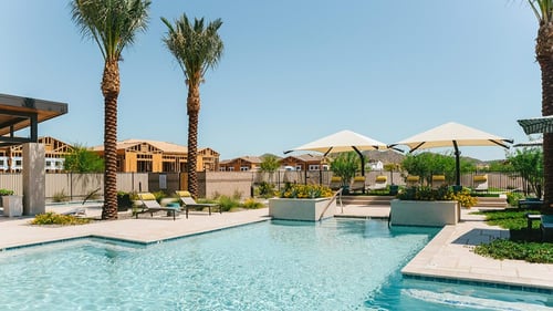 Pool view at Avilla Grand in El Mirage, AZ.