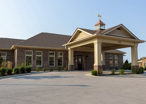 An exterior photo of Village on the Park Bentonville.