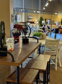 Rockford Slumberland Furniture counter-height dining set