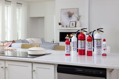 Kidde products in a kitchen