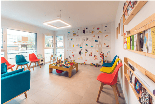 Sala d'attesa pediatria