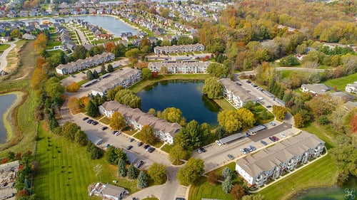 Aerial View of Byron Lakes Apartments, Byron Center, MI 49315