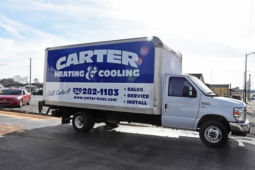 Carter Heating & Cooling service truck